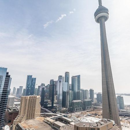Stylish 1Br + Office Condo - Cn Tower View Toronto Exterior foto