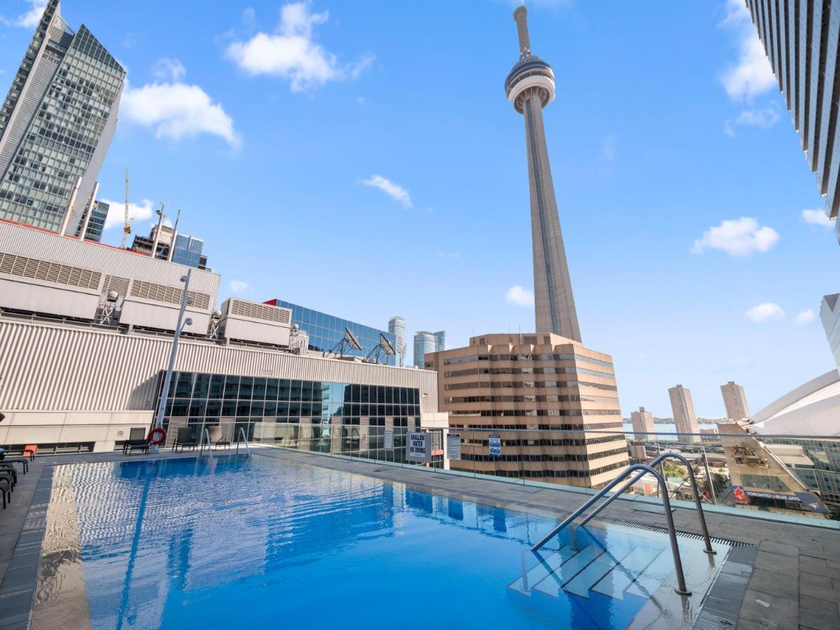Stylish 1Br + Office Condo - Cn Tower View Toronto Exterior foto