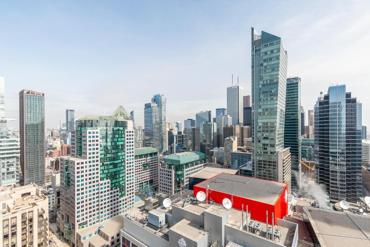 Stylish 1Br + Office Condo - Cn Tower View Toronto Exterior foto